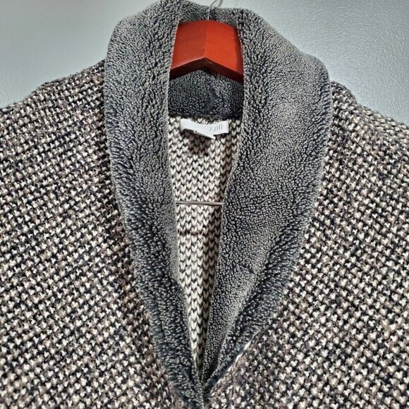 J. Jill Women's Long Button-Down Gray/Black Tweed Cardigan Sweater Pockets Sz XS - Picture 8 of 14